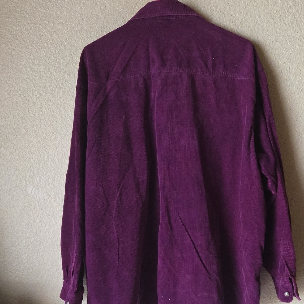 Warner Bros. Vt Purple Corduroy Looney Tunes Shirt,sz Xl. - Picture 6 of 6